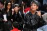 Kendall Jenner and Hailey Bieber match in black leather looks for casual girls’ night out at Lakers game