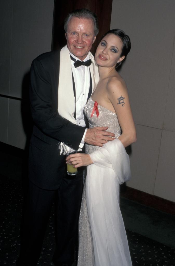 Jon Voight and Angelina Jolie