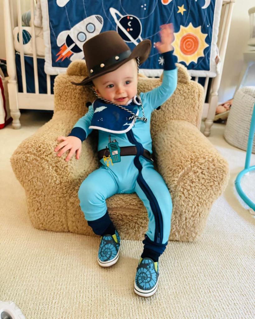 Paris Hilton's son Phoenix in cowboy costume